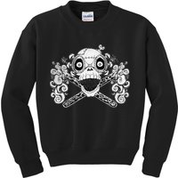 Mad Science Skull And Crossbones Kids Sweatshirt