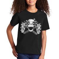 Mad Science Skull And Crossbones Kids T-Shirt