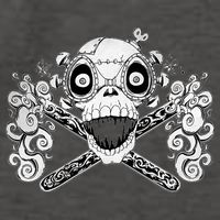 Mad Science Skull And Crossbones Vector Backpack