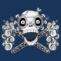 Mad Science Skull And Crossbones Infant Baby Jersey Bodysuit