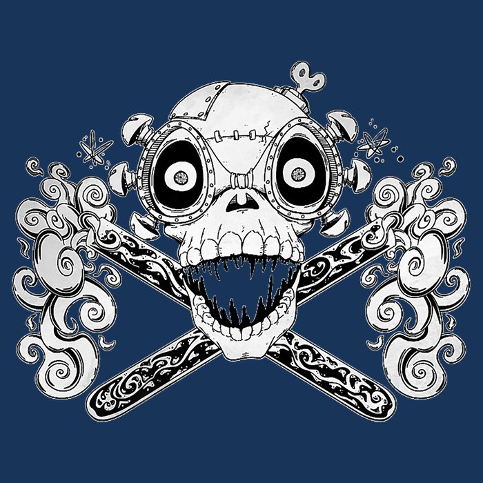 Mad Science Skull And Crossbones Infant Baby Jersey Bodysuit