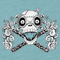 Mad Science Skull And Crossbones Sueded Cloud Jersey T-Shirt