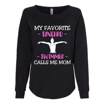 Mom Synchronized Swimming Athlete Swimmer Gymnastic Gift Womens California Wash Sweatshirt