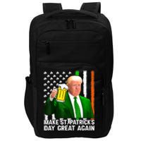 Make Saint St PatrickS Day Great Again Funny Trump Impact Tech Backpack