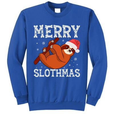 Merry Slothmas Sloth Lover Ugly Christmas Cool Gift Sweatshirt