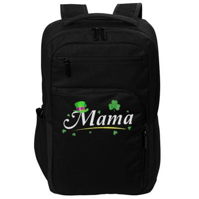 Mama St Saint Patrick's Day Irish Family Matching Impact Tech Backpack