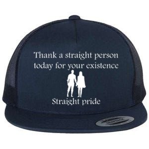 Motivational Slogans Straight People Quote Straight Pride Lover Holding Hands Flat Bill Trucker Hat