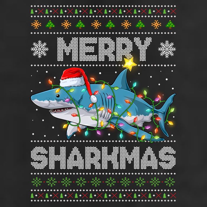 Merry Sharkmas Shark Santa Ugly Christmas Lights Xmas Hat