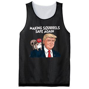 Make Squirrels Safe Again Trump 2024 Squirrels Mesh Reversible Basketball Jersey Tank