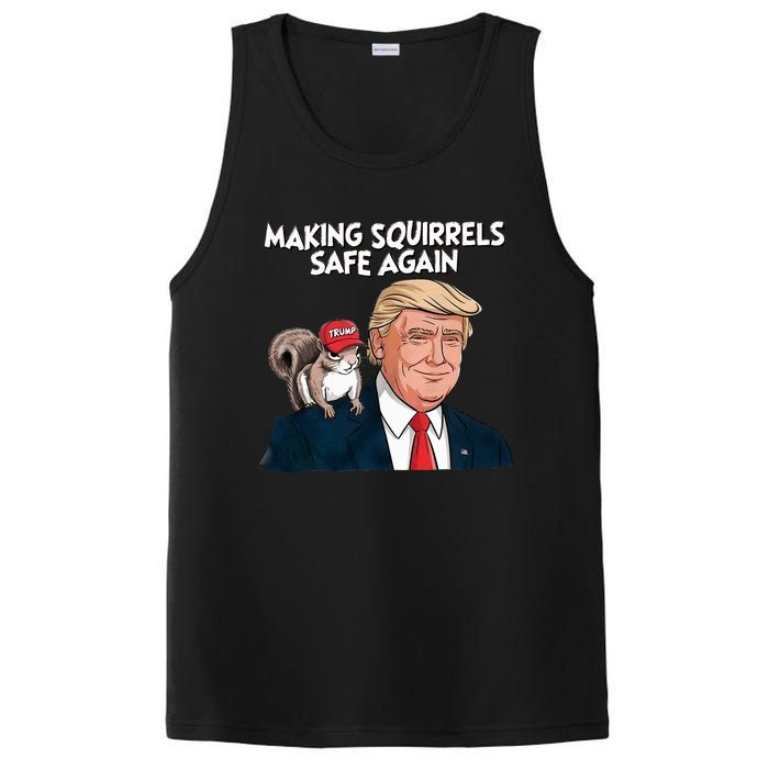 Make Squirrels Safe Again Trump 2024 Squirrels PosiCharge Competitor Tank