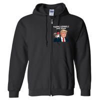 Make Squirrels Safe Again Trump 2024 Squirrels Full Zip Hoodie