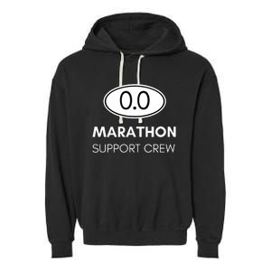 Marathon Support Staff For The Spectator Family And Crew Garment-Dyed Fleece Hoodie