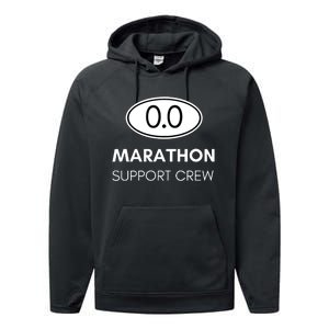 Marathon Support Staff For The Spectator Family And Crew Performance Fleece Hoodie