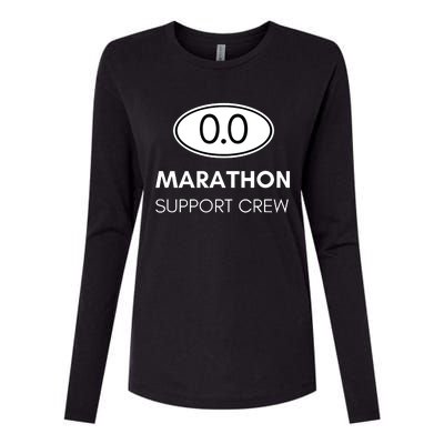 Marathon Support Staff For The Spectator Family And Crew Womens Cotton Relaxed Long Sleeve T-Shirt