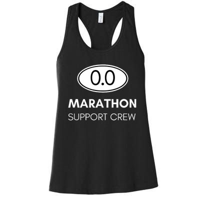 Marathon Support Staff For The Spectator Family And Crew Women's Racerback Tank