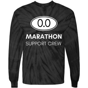 Marathon Support Staff For The Spectator Family And Crew Tie-Dye Long Sleeve Shirt