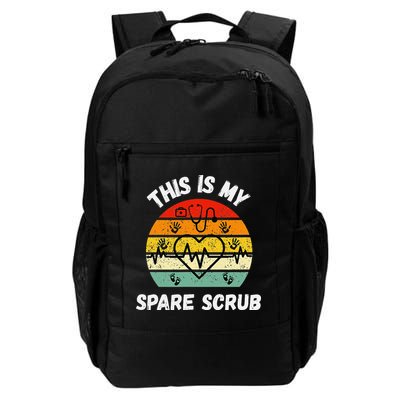 My Spare Scrub Funny Healthcare Worker Nurse CNAs Backpack