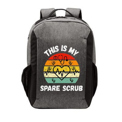 My Spare Scrub Funny Healthcare Worker Nurse CNAs Vector Backpack