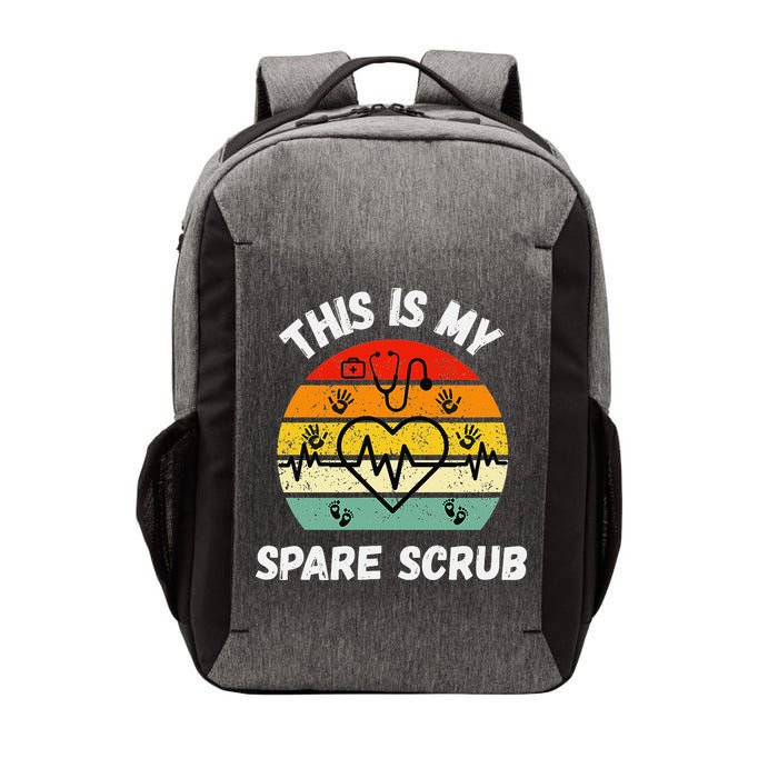 My Spare Scrub Funny Healthcare Worker Nurse CNAs Vector Backpack