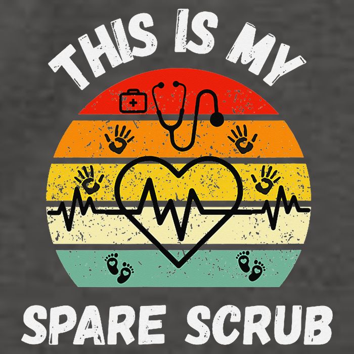 My Spare Scrub Funny Healthcare Worker Nurse CNAs Vector Backpack