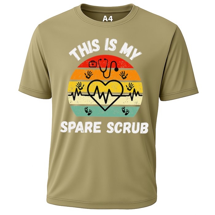 My Spare Scrub Funny Healthcare Worker Nurse CNAs Cooling Performance Crew T-Shirt