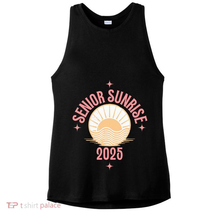 Magical Senior Sunrise 2025 High School 12th Twelfth Grade Ladies PosiCharge Tri-Blend Wicking Tank