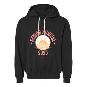 Magical Senior Sunrise 2025 High School 12th Twelfth Grade Garment-Dyed Fleece Hoodie