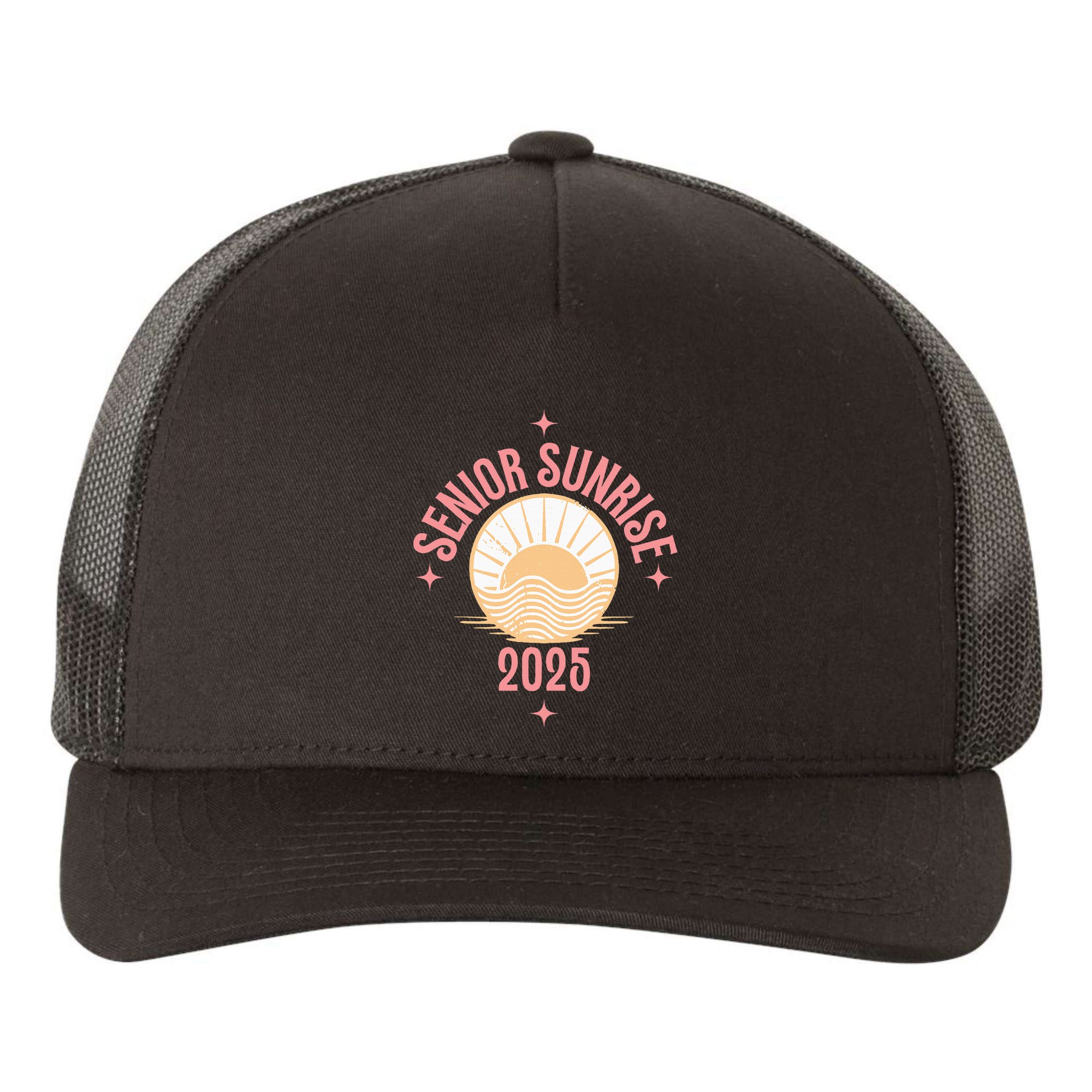 Magical Senior Sunrise 2025 High School 12th Twelfth Grade Yupoong Adult 5-Panel Trucker Hat