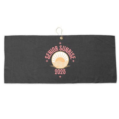 Magical Senior Sunrise 2025 High School 12th Twelfth Grade Large Microfiber Waffle Golf Towel