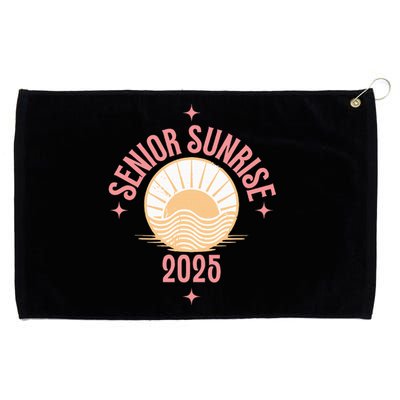 Magical Senior Sunrise 2025 High School 12th Twelfth Grade Grommeted Golf Towel