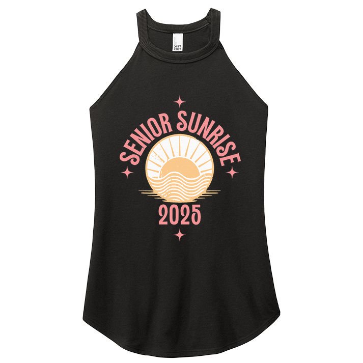 Magical Senior Sunrise 2025 High School 12th Twelfth Grade Women's Perfect Tri Rocker Tank