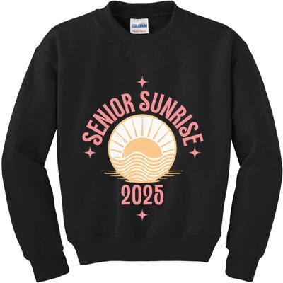 Magical Senior Sunrise 2025 High School 12th Twelfth Grade Kids Sweatshirt