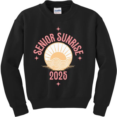 Magical Senior Sunrise 2025 High School 12th Twelfth Grade Kids Sweatshirt