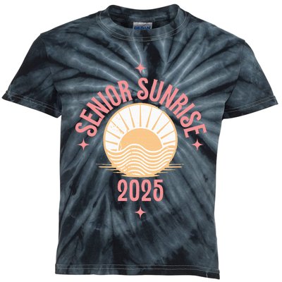 Magical Senior Sunrise 2025 High School 12th Twelfth Grade Kids Tie-Dye T-Shirt