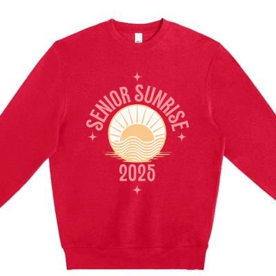 Magical Senior Sunrise 2025 High School 12th Twelfth Grade Premium Crewneck Sweatshirt