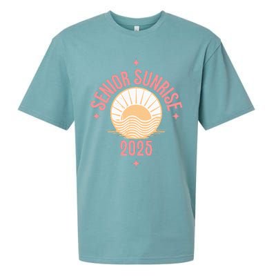 Magical Senior Sunrise 2025 High School 12th Twelfth Grade Sueded Cloud Jersey T-Shirt