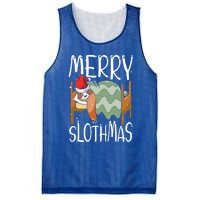 Merry Slothmas Sloth Whisperer Animal Christmas Season Gift Mesh Reversible Basketball Jersey Tank