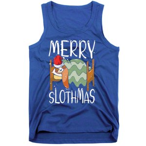 Merry Slothmas Sloth Whisperer Animal Christmas Season Gift Tank Top