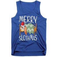 Merry Slothmas Sloth Whisperer Animal Christmas Season Gift Tank Top