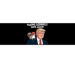 Make Squirrels Safe Again Trump 2024 Squirrels For Trump Bumper Sticker