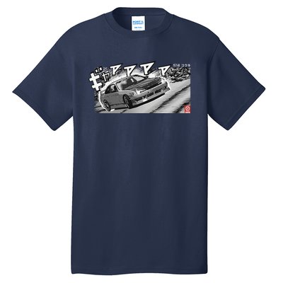 Manga S14 Silvia Jdm Drift Sr20 Turbo Tall T-Shirt