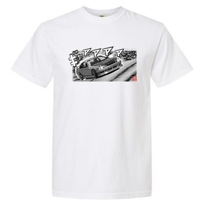 Manga S14 Silvia Jdm Drift Sr20 Turbo Garment-Dyed Heavyweight T-Shirt