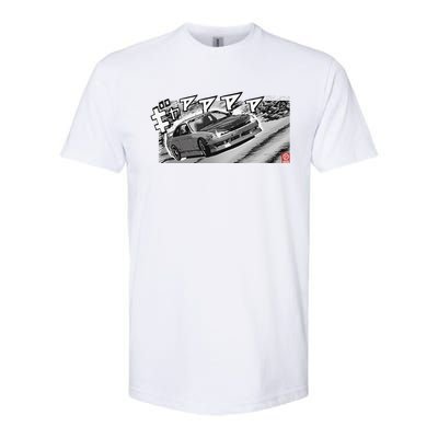 Manga S14 Silvia Jdm Drift Sr20 Turbo Softstyle CVC T-Shirt