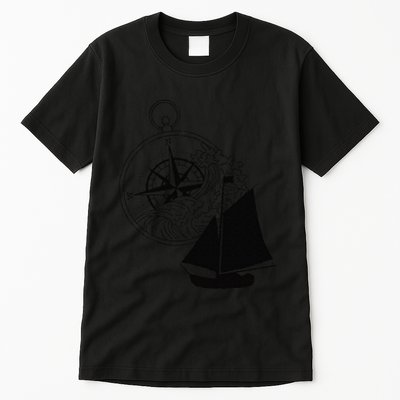 Maritime Sailing Ship Sailing Ships Ships Compass Ship Ahoy Tall T-Shirt