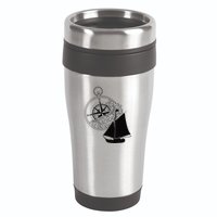 Maritime Sailing Ship Sailing Ships Ships Compass Ship Ahoy 16oz Travel Tumbler