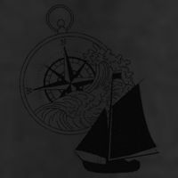 Maritime Sailing Ship Sailing Ships Ships Compass Ship Ahoy 25L Jumbo Tote
