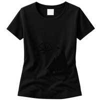 Maritime Sailing Ship Sailing Ships Ships Compass Ship Ahoy Womens T-Shirt