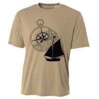 Maritime Sailing Ship Sailing Ships Ships Compass Ship Ahoy Cooling Performance Crew T-Shirt