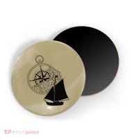 Maritime Sailing Ship Sailing Ships Ships Compass Ship Ahoy Magnet
