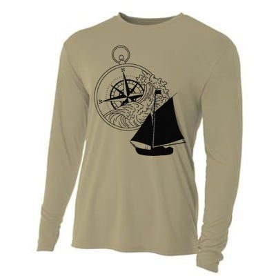 Maritime Sailing Ship Sailing Ships Ships Compass Ship Ahoy Cooling Performance Long Sleeve Crew